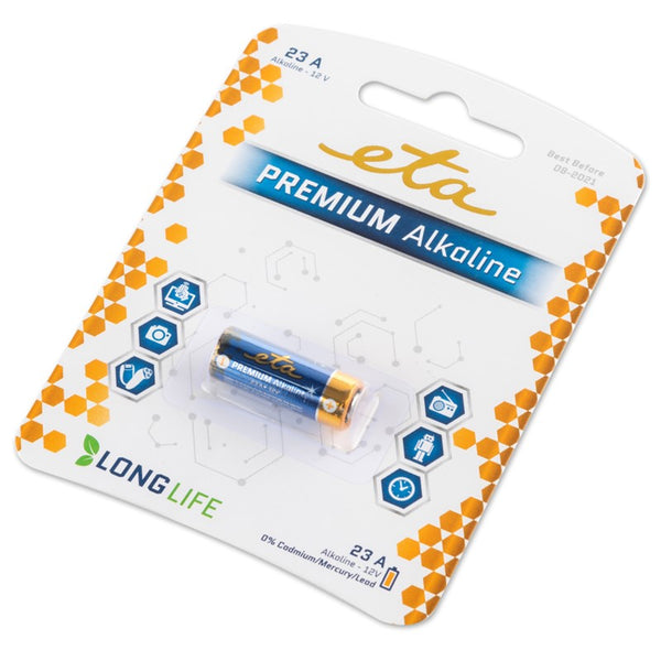 Alkaline battery ETA PREMIUM ALKALINE 23A, blistr 1ks (23APREM1)