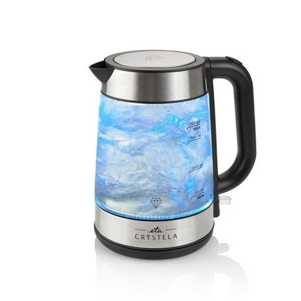 Electric kettle ETA Crystela 6153 90000 inox/glass