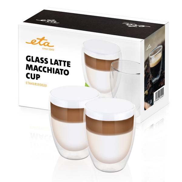 Glasses of latte macchiato ETA 4181 93020 glass