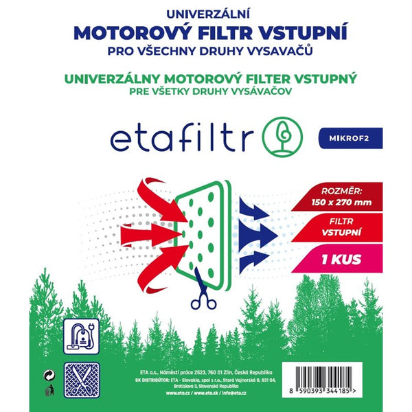 Filter ETA MIKROF2 white