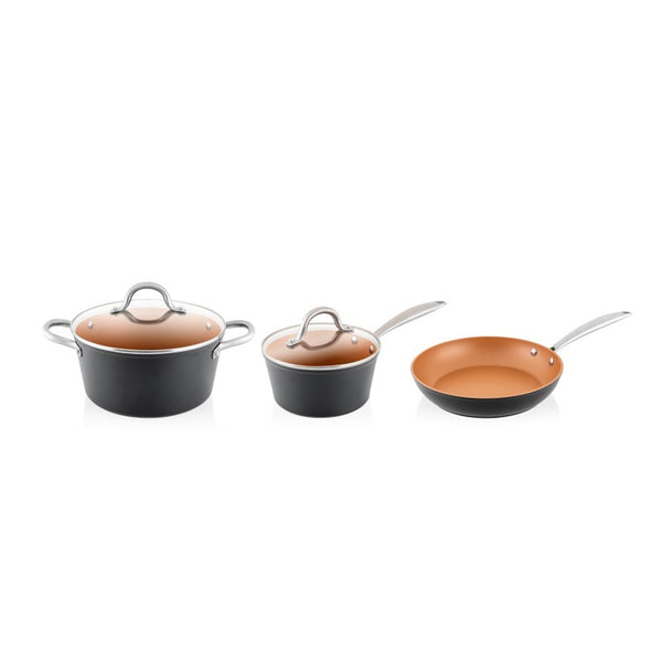 Set of dishes ETA STELLON 6930 90000 (5 ks) black/copper