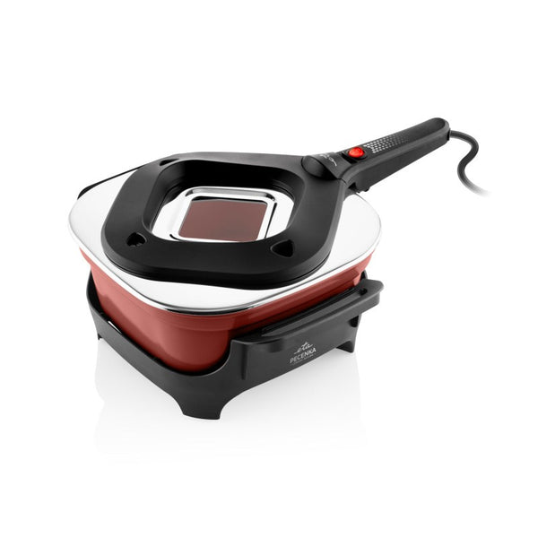 Electric baking pot ETA Pečenka Ceramic Natura 0133 900053 red color