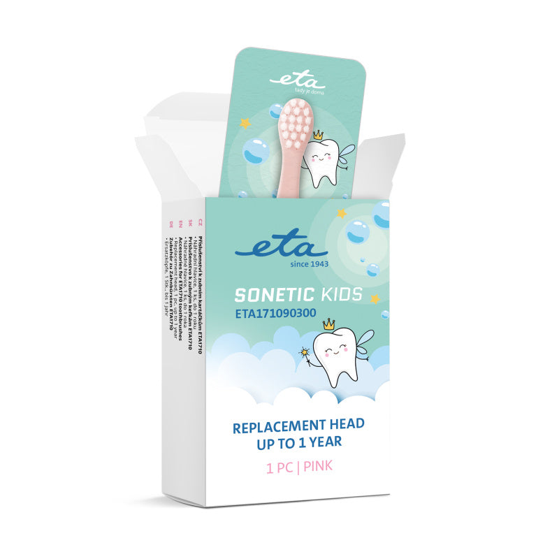 Replacement toothbrush ETA Sonetic Kids 171090300 (1 ks) pink – ETA ...